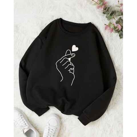 KOTTY Women Printed Relaxed Fit Sweatshirt